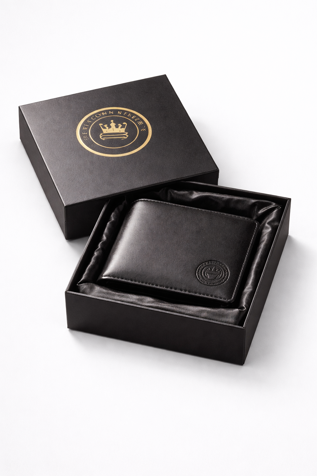 Crown & Leathers - Premium Genuine Leather Wallet |Gift Box Included